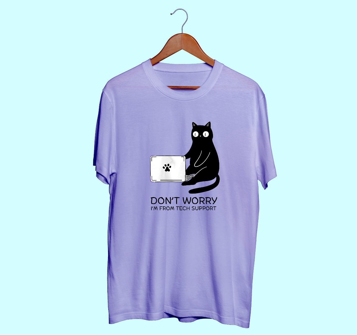 Cat keyboard code lavender