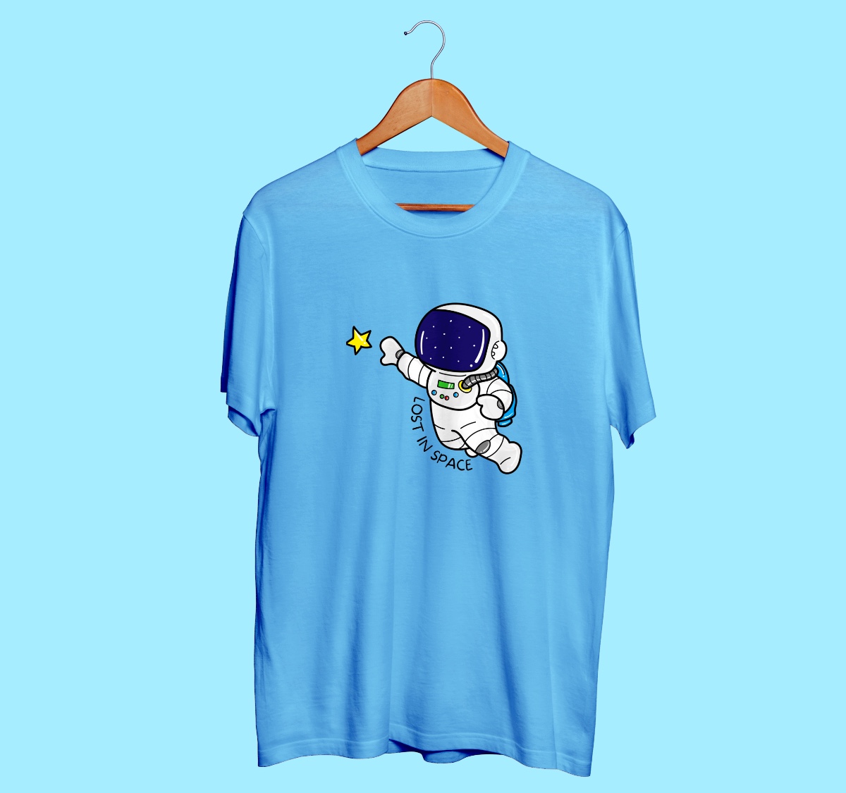 Lost in space blue