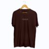 Coffee brown t-shirt Yoga