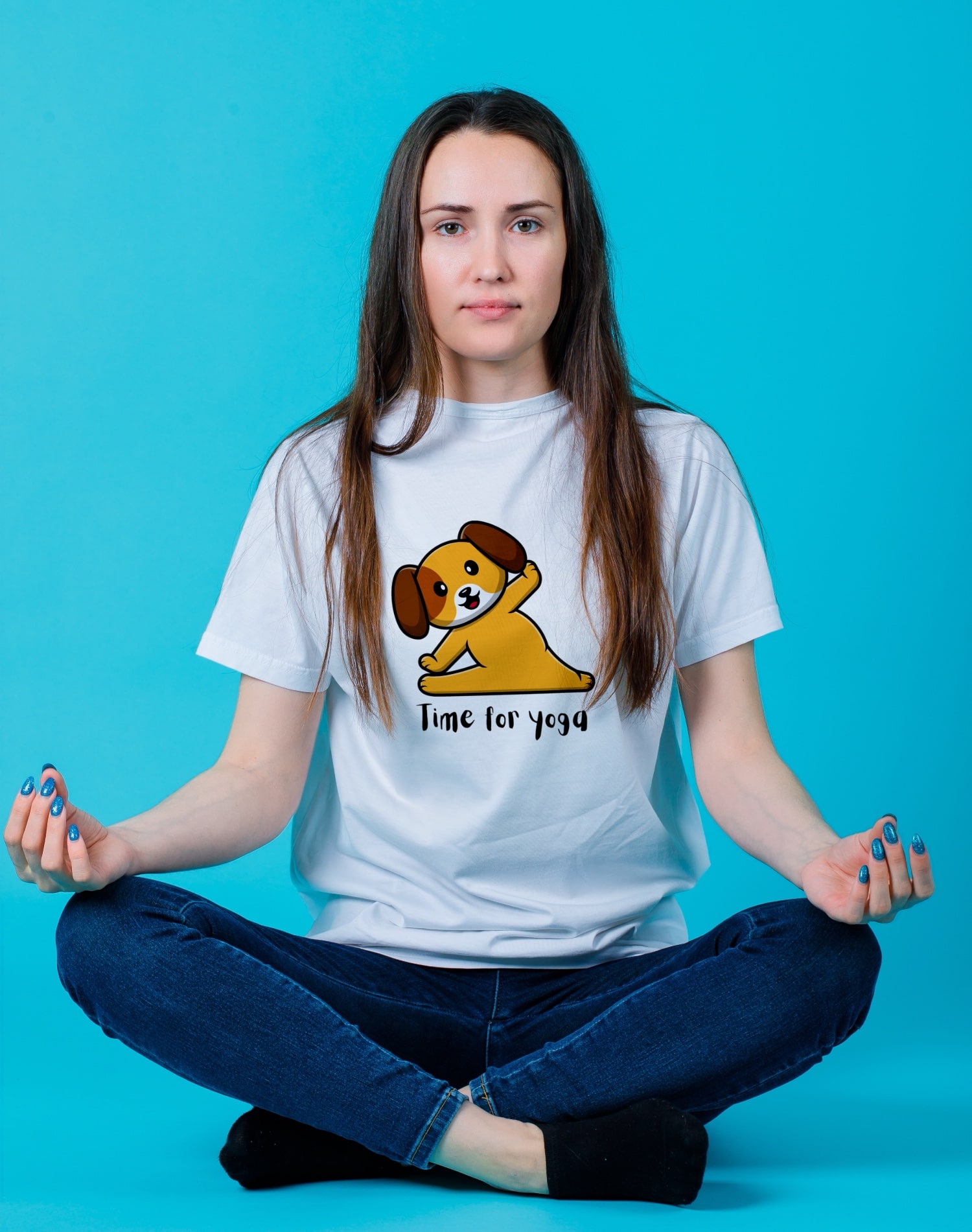 Time for yoga girl-min