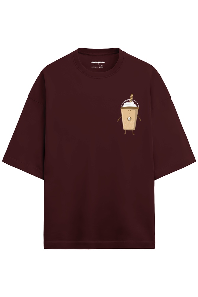 Iced coffee maroon