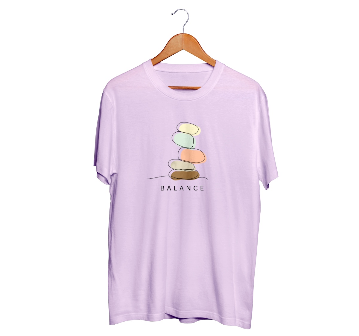 Pink yoga balance