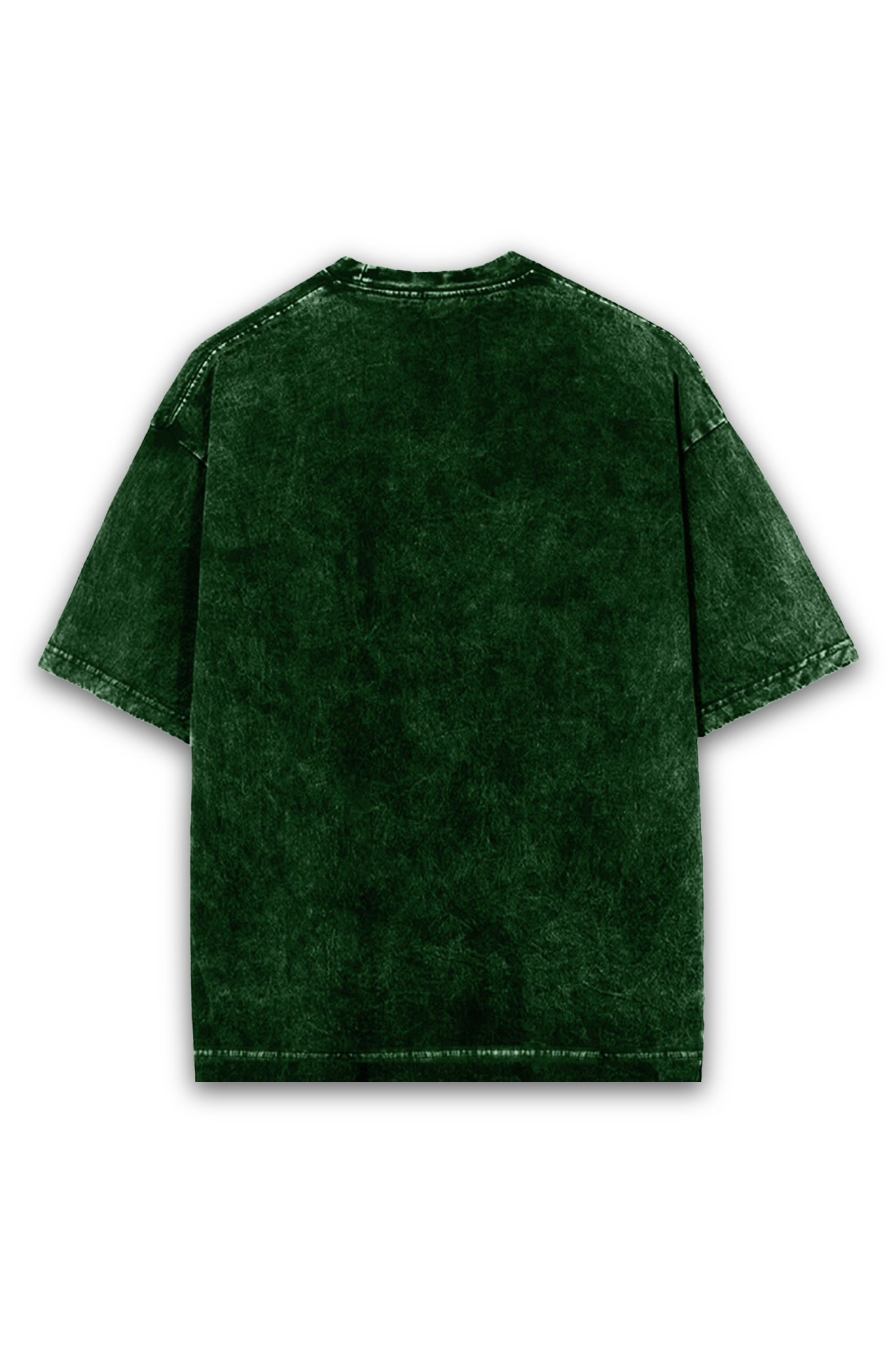green acid wash oversize back