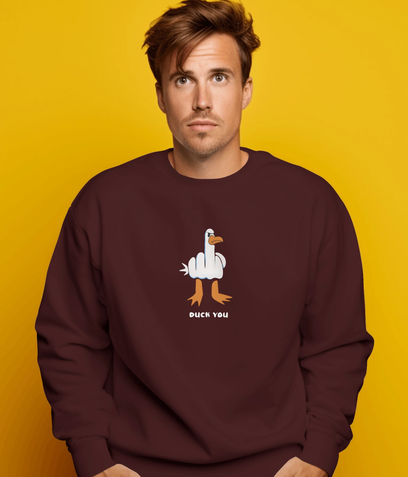 Duck you mock-up