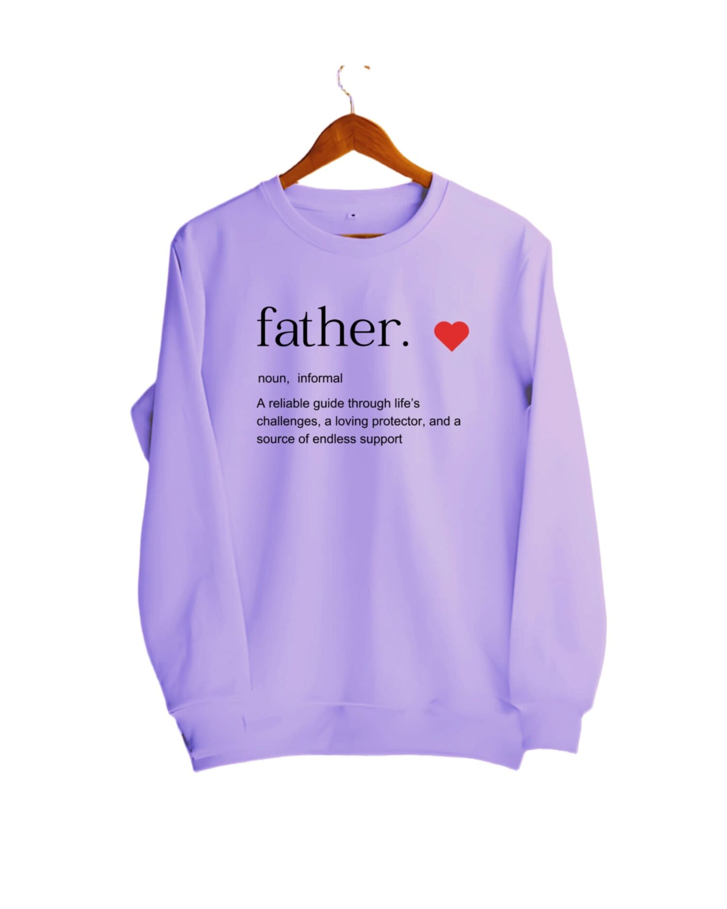 Sweatshirt_father lavender -min