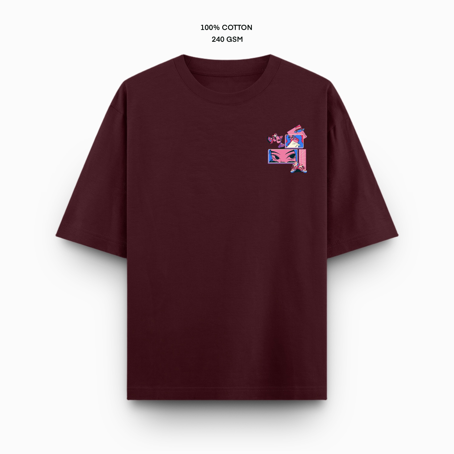 Oversized maroon girls rule